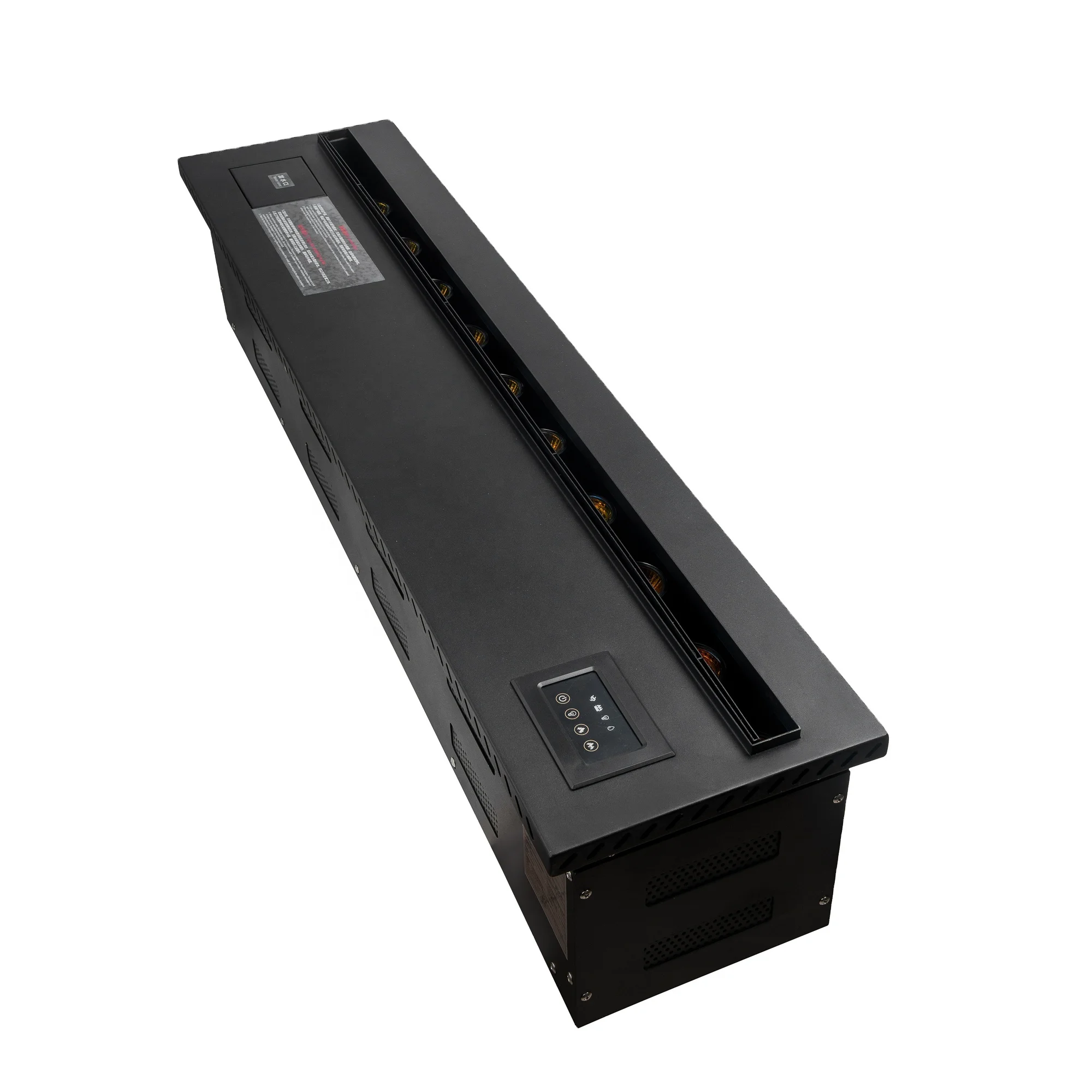 40' 50' 60' 3 sides electric fire place with 3D artificial flame play redeem code for