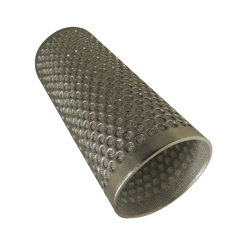 Sintered Perforated Welded Metal Mesh Water Filter Cartridge