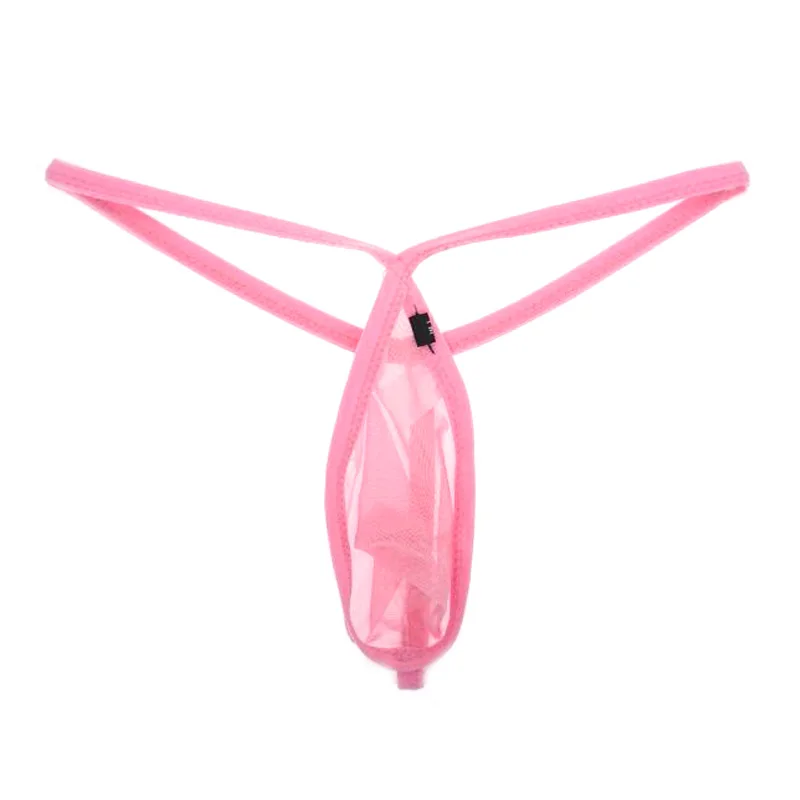 
Mens Mesh Thongs Penis Pouch Translucent Jockstraps G Strings Sexy Gay Men Underwear Fashion Design 