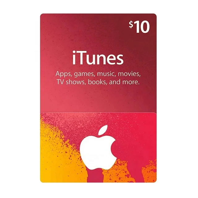 US iTunes Gift Card $10 Delivery By Email
