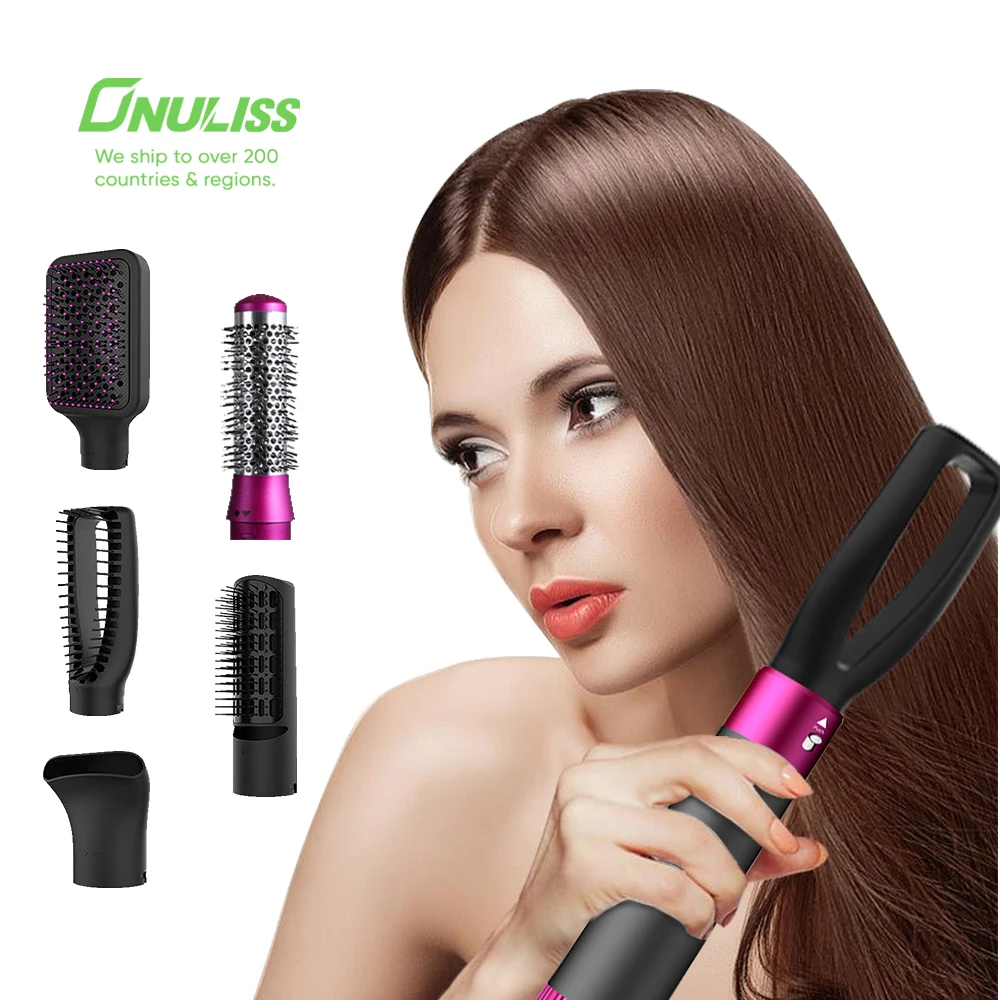 Japanese Professional 3 In 1 Hair Straightener Blow Cepillo Secador One Step Hair Dryer Brush