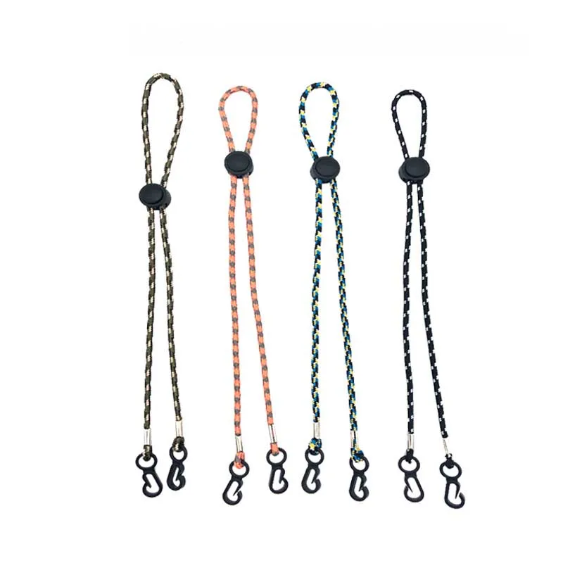 
Kids Neck Lanyard Protector With Clips And Adjustable Stopper Facemask Rope Extender Ear Savers Strap 