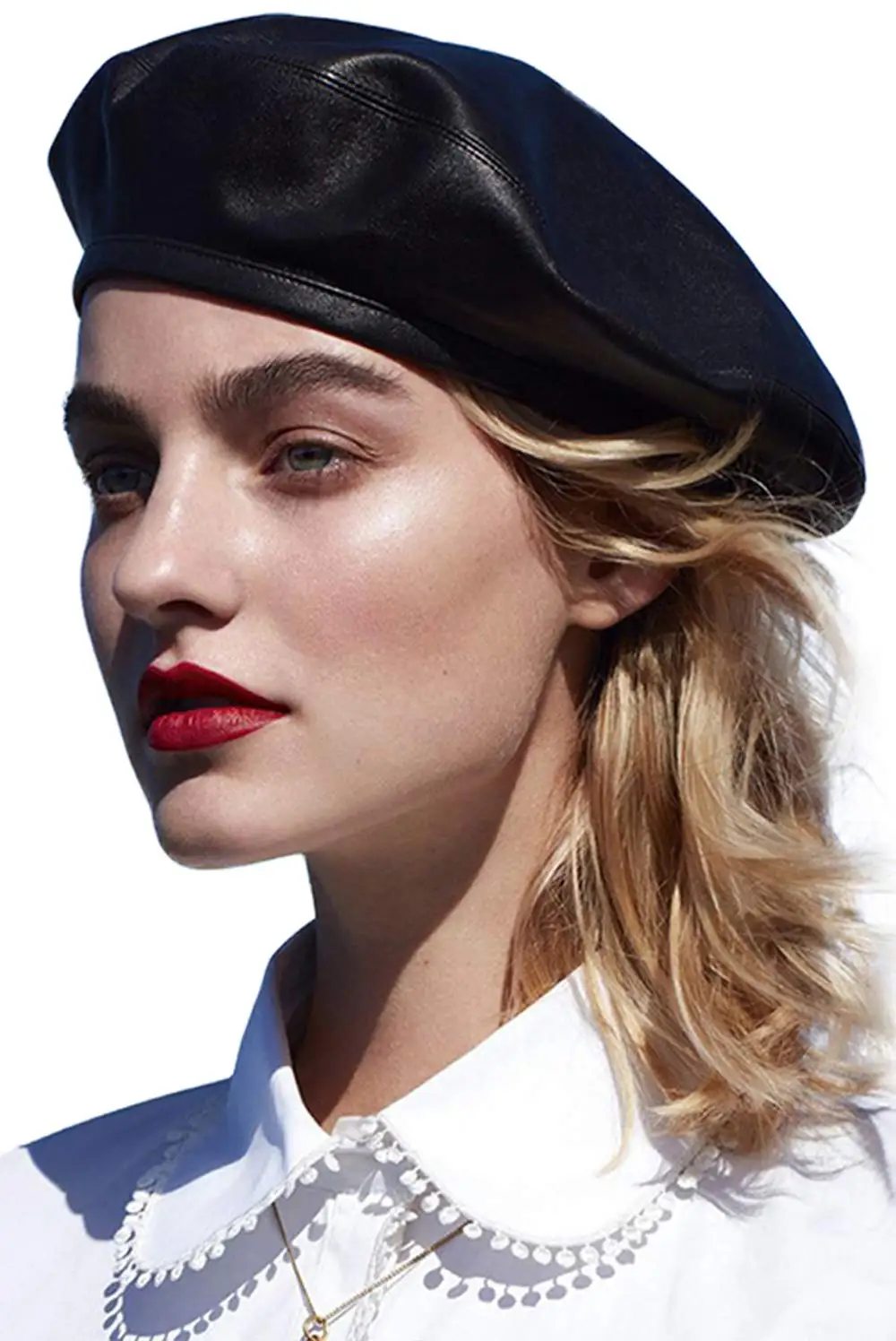 Handmade Embroidery Wool Beret Hat Classic Slouchy Painter Winter Fur Custom Warm Fishing Beach Party Cashmere Berets For Women