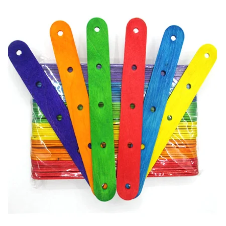 Лидер продаж, деревянные палочки с отверстиями из натуральной березы