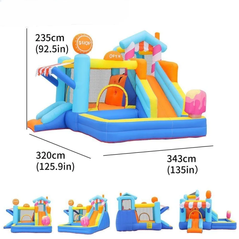 Factory wholesale ODM OEM high quality air castle inflatable house slide inflatable jumping castle air bouncer for sale