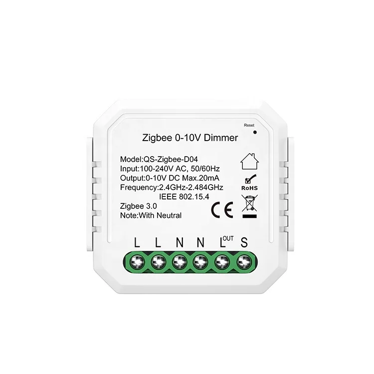 Светодиодные затемнители Tuya Smart Home Zigbee, 0-10 В, 230 В для светильника