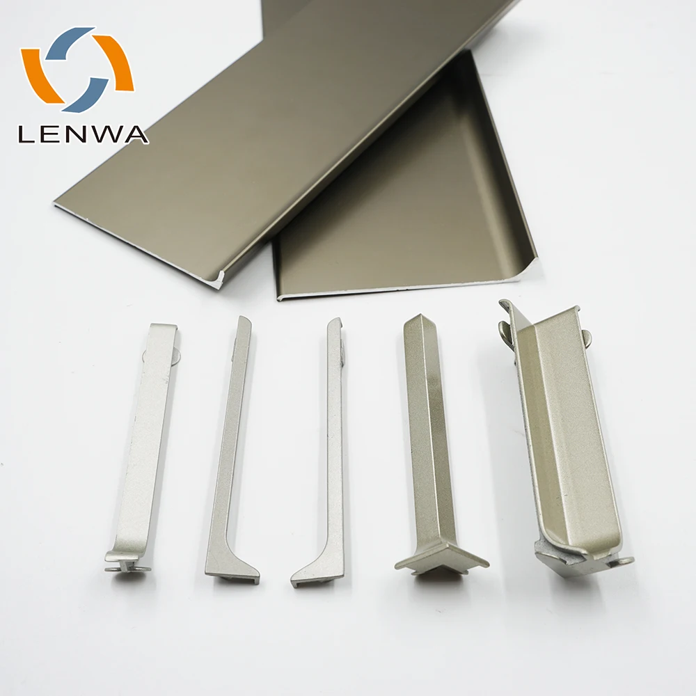 Новый продукт LENWA алюминиевый современный дизайн плинтус с 40 мм 60 80 в