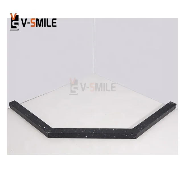 Diamond shape Bathroom decorative waterproof threshold strip Dry And Wet Separation Waterproof Strip