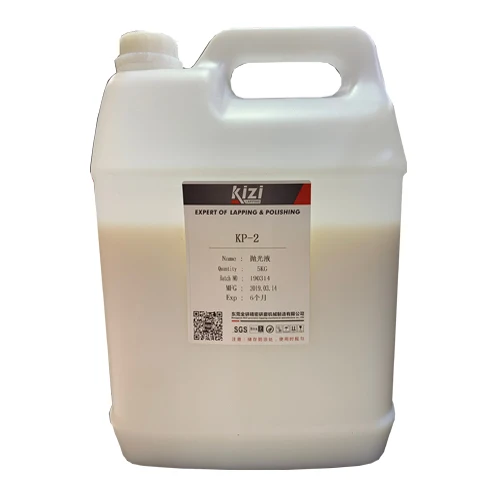 Silicon carbide and aluminum oxide Polishing Fluid for metal parts