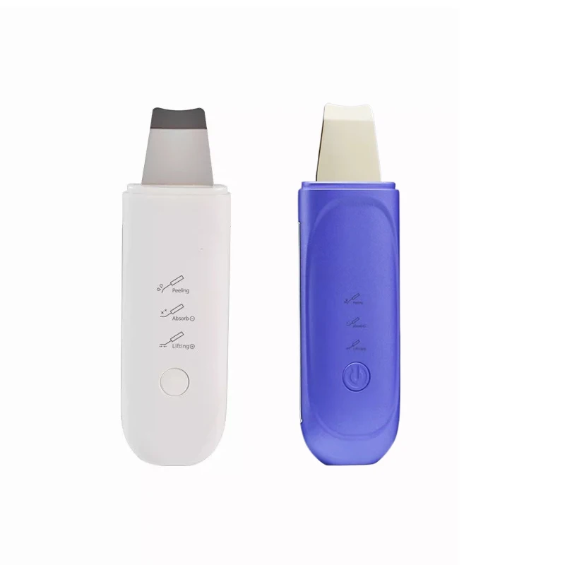 Planners portable rechargeable face spatula steamer facial peeling ultrasonic scrubber skin