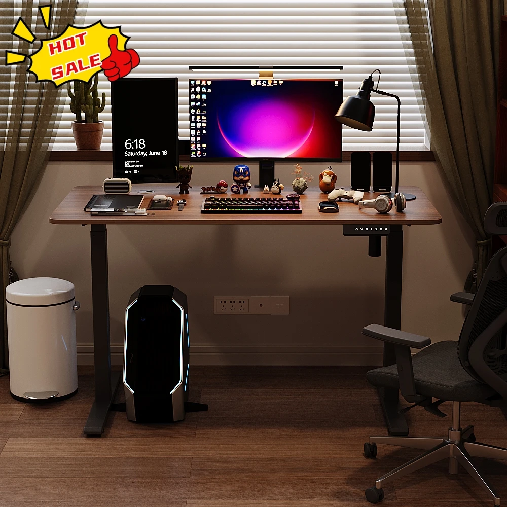BEISIJIE эргономичный одномоторный Электрический сидячий настольный стол с регулируемой высотой