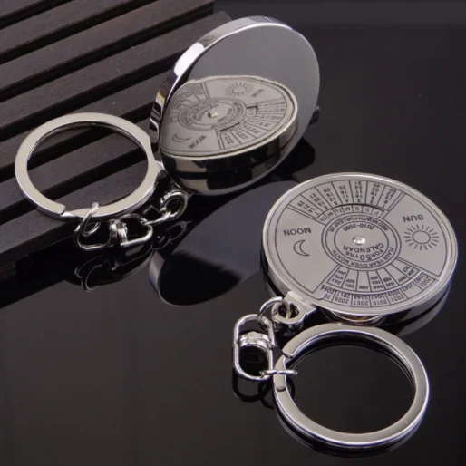 50 Years Perpetual Calendar Keychain Custom Metal Keychain Bottle opener keychain
