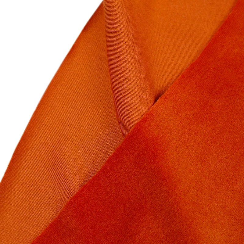 Супермягкий бархат с спандексом для одежды и одеял