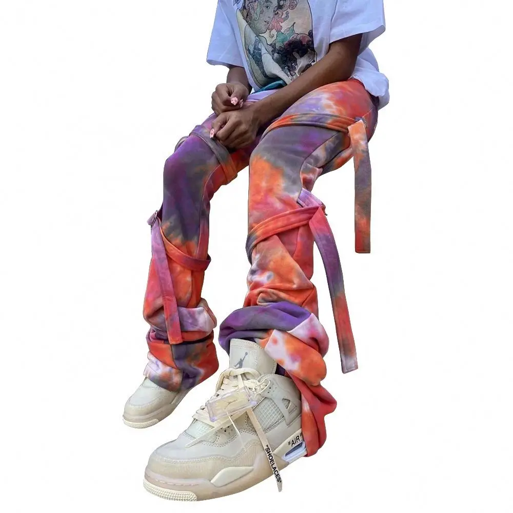 
MT184-188 Explosive style pants street wear fashionable casual pants wild tie-dye tie womens trousers 