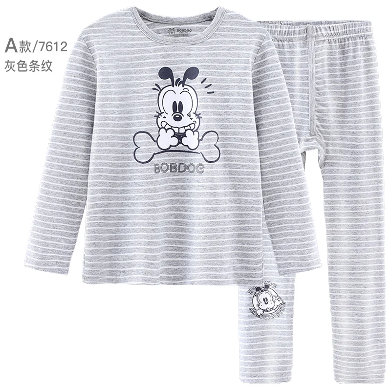 
2020 new coming stripes pattern cartoon lovely kids pajama sets sleepwear 