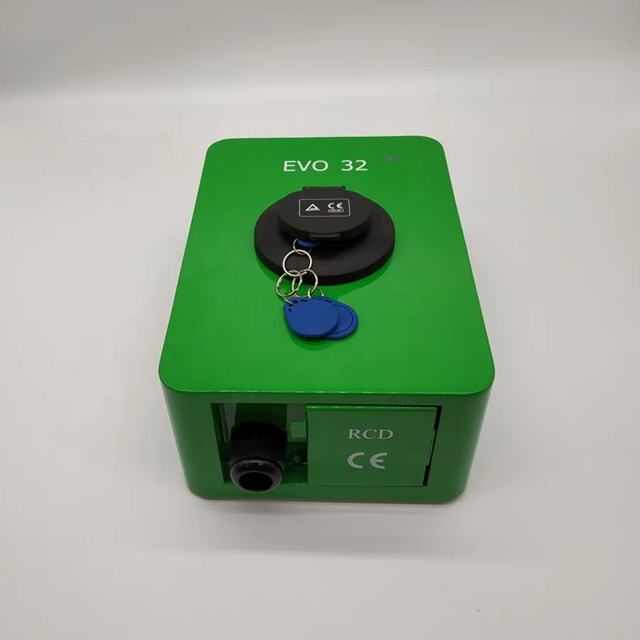 
7KW ev charger,230V 32A wallbox charging pile with type 2 socket and type B RCD,EV charger,OEM 