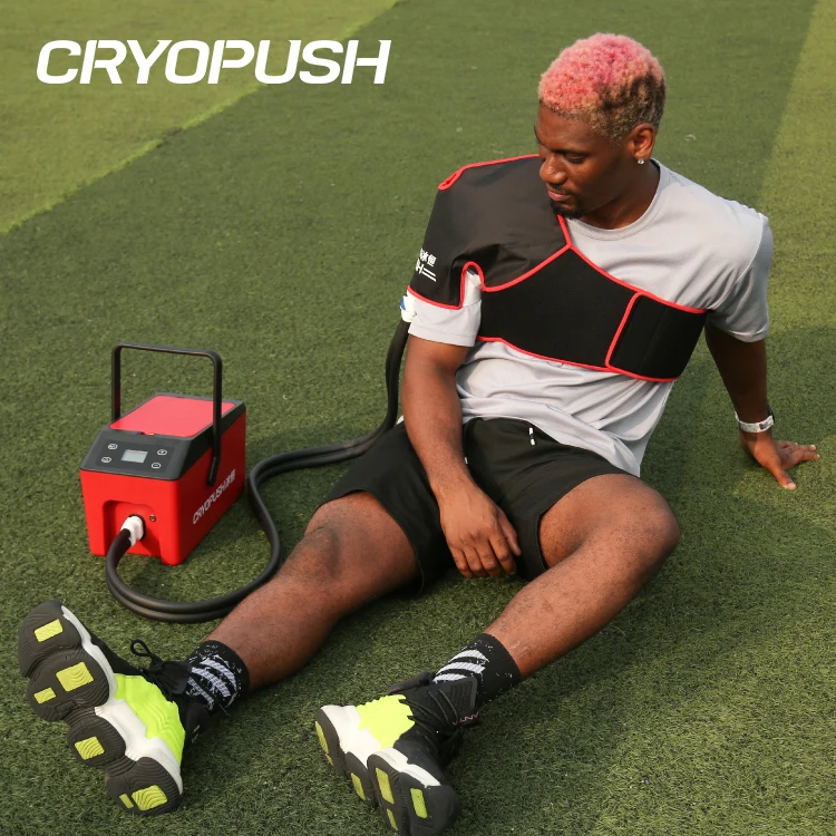 Cryopush реабилитация снятие боли во время занятий спортом восстановление голеностопа импульсная холодная компрессионная система