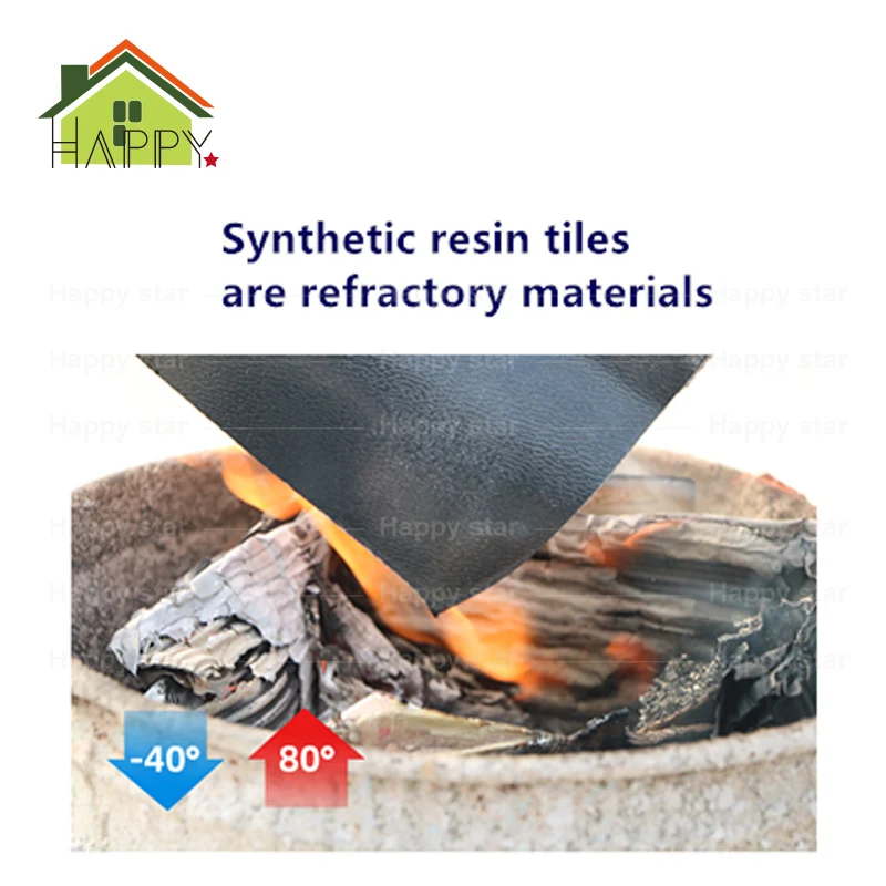 Color customized plastic roofing tile/ASA coated PVC roofing/roof sheet synthetic spanish roof tile