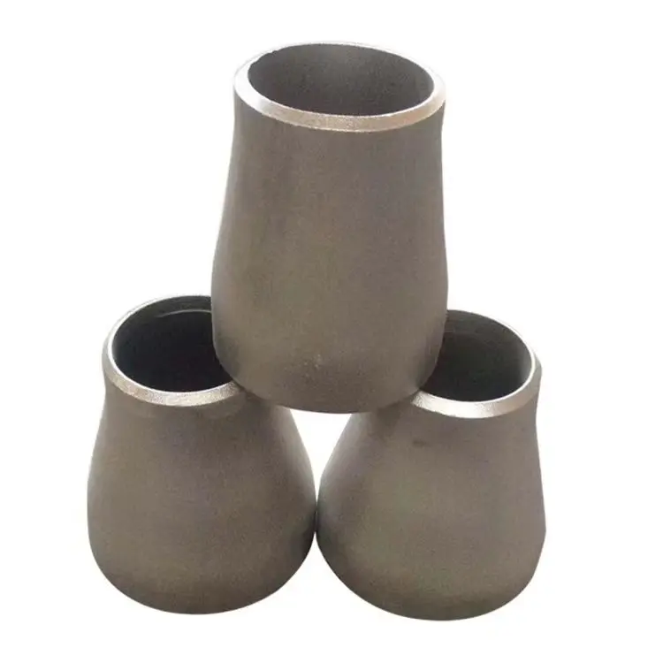 CANGPAI Factory Direct Eccentric Reducer 4 x 3 Ansi Asme B16.22 Copper Pipe Fittings A420 Wpl6 Carbon Steel Black A105 Reducer
