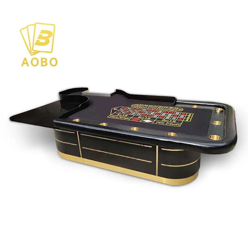 High End Wholesale Table Custom Wooden Roulette Wheel Tables Gambling Luxury Roulette Table For Casino