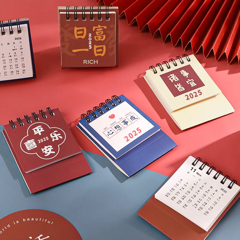 2024 Custom digital table calendar, desk calendar, foldable wall calendar printing