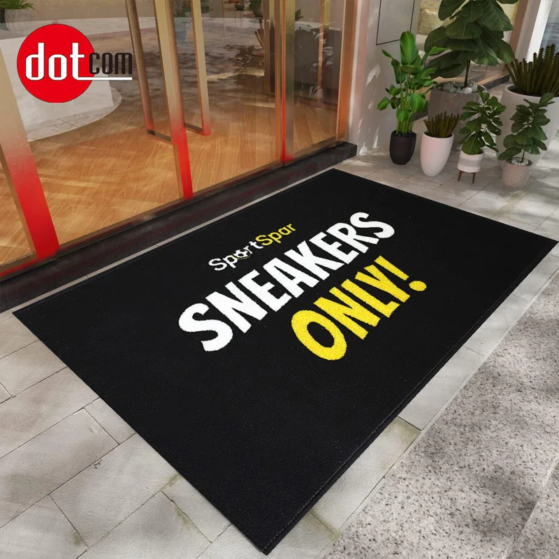 New Arrival Custom Floor Mat Business Welcome Carpet Outdoor logo mat