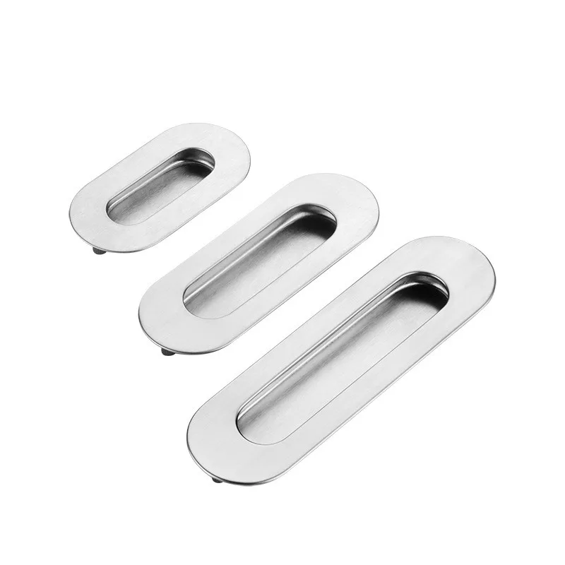 Sliding concealed door handle, stainless steel material  Hyland OEM 600 Hot Sale square angle and round angle.