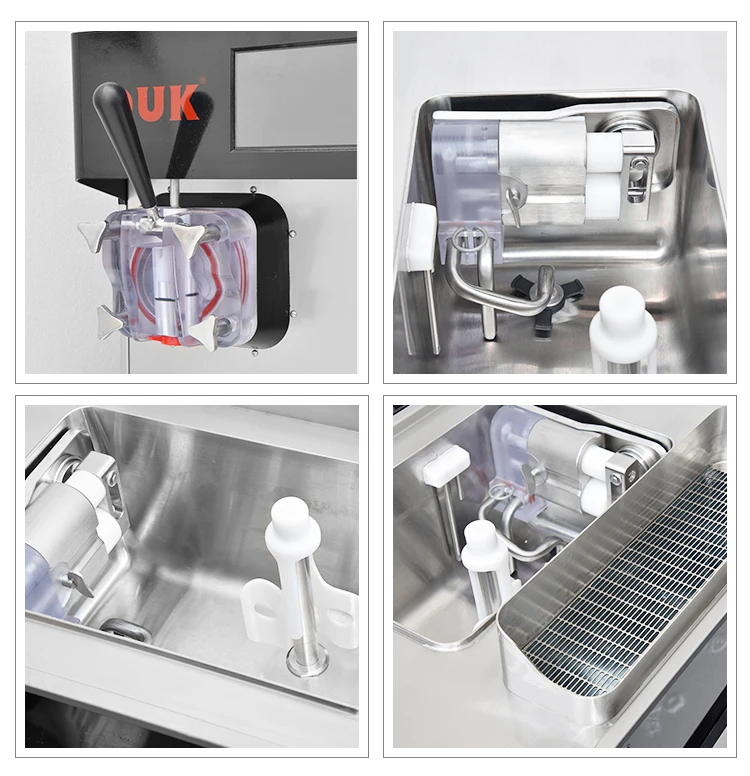 small ice cream machine maker Commercial soft serve machine for make ice cream with pre-cooling system