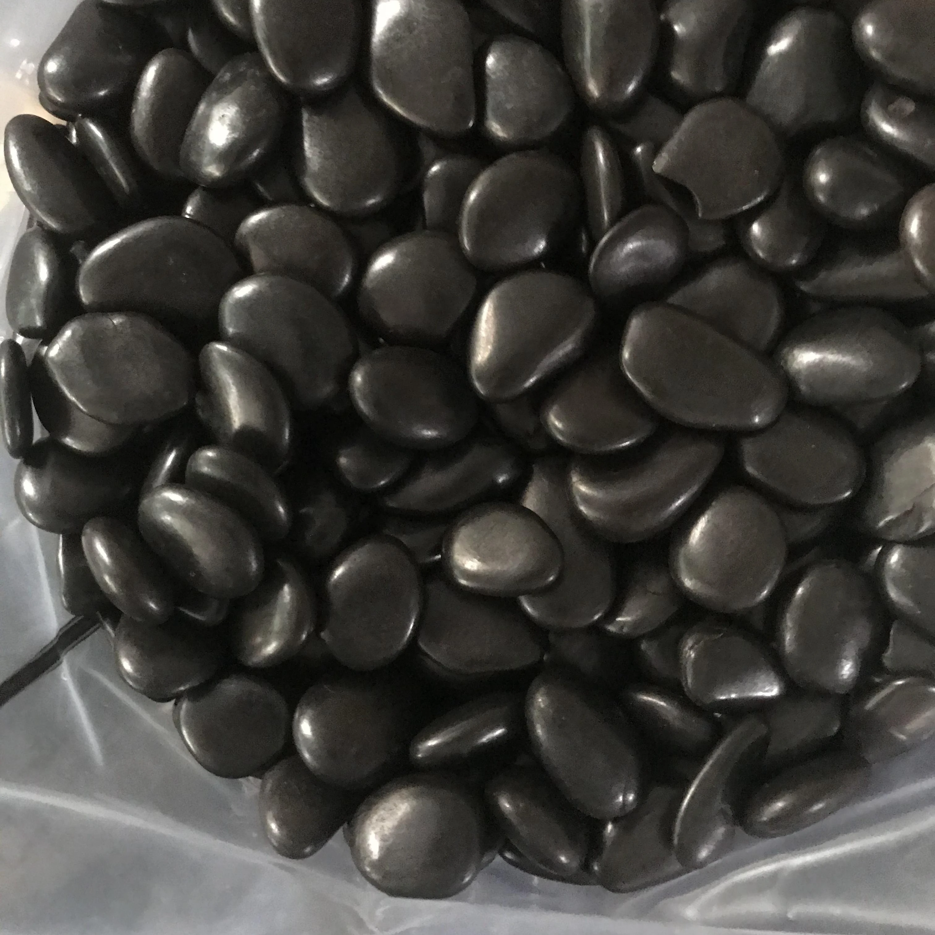 High polished pebble stone factory direct black pebble stone garden stone with good quality