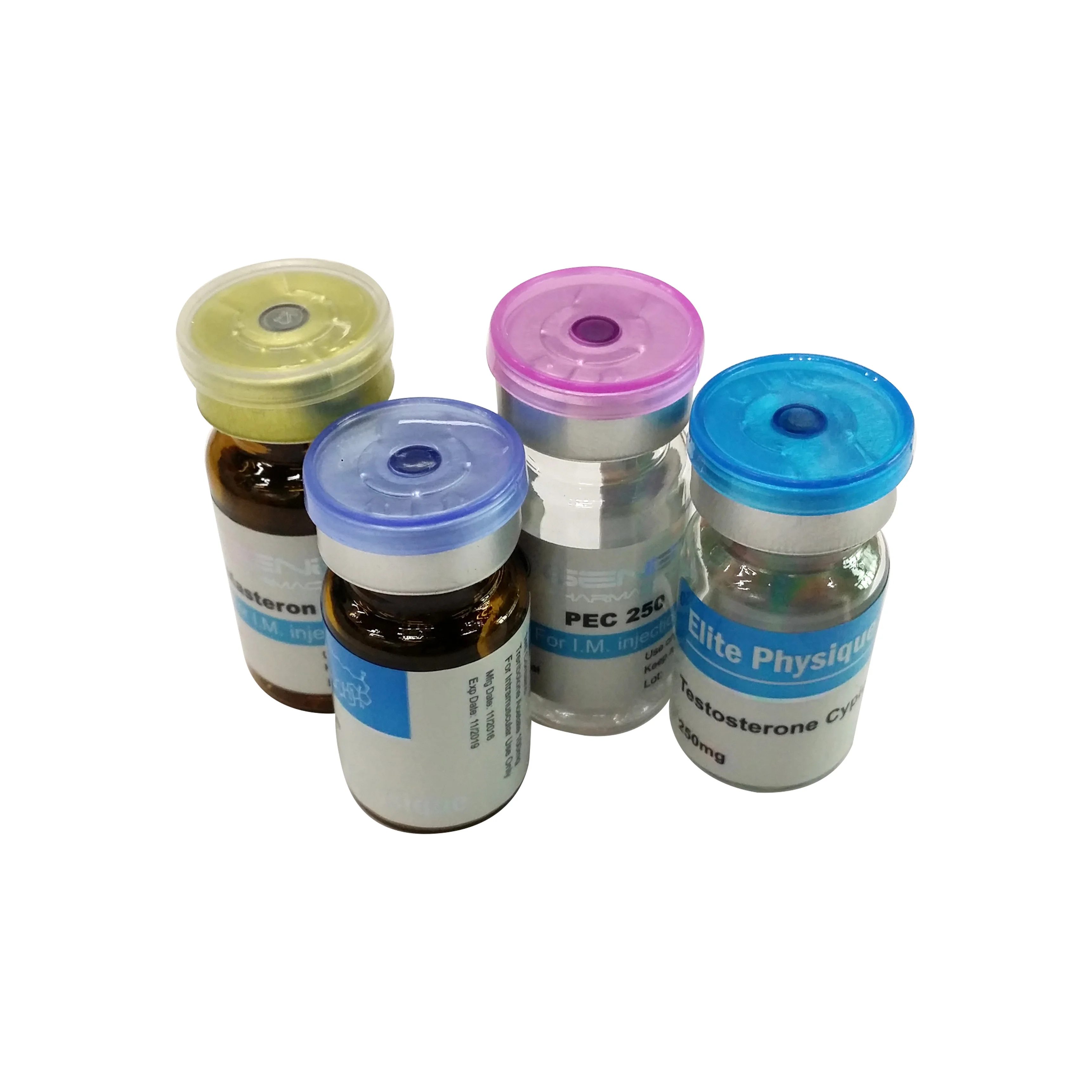 10ml injection vial with cup  injection vial skin whitening