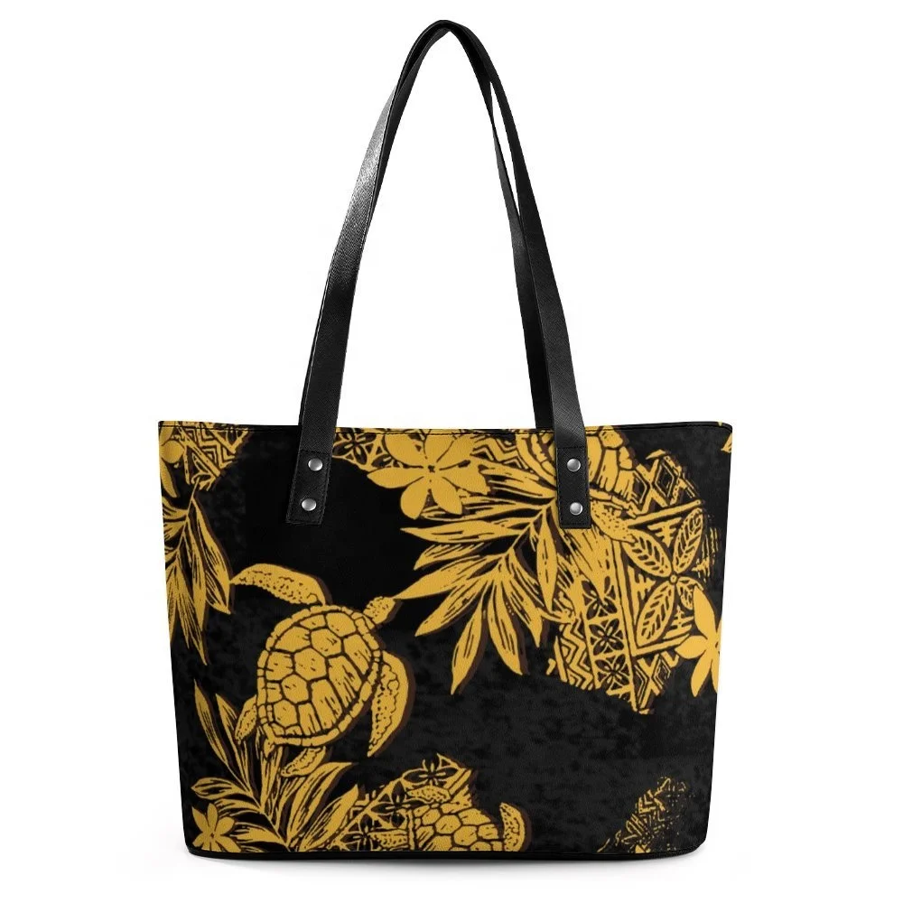 Custom Handbags For Wom Luxury Hawaii Polynesian Tribal Print Female Handbags Eco-friendly Women Handbags Luxury