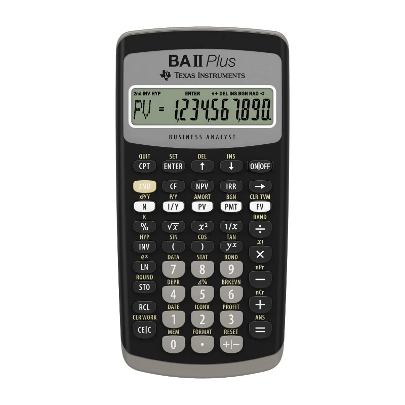 Texas Instruments BA II Plus Financial Calculator