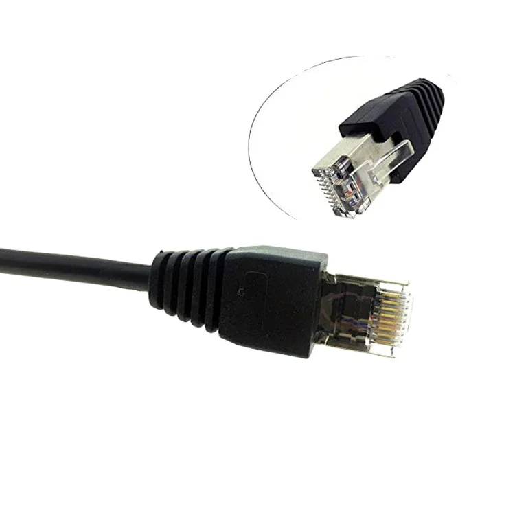  Винтовое крепление для панели Ethernet LAN Сетевой Удлинительный кабель с винтами Rj45 штекер-гнездо LBT оптовая продажа Высокое качество 60 см 0 044