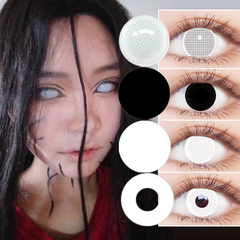  Оптовая продажа контактные линзы для косплея Crazy Color Eyes от производителя цветные