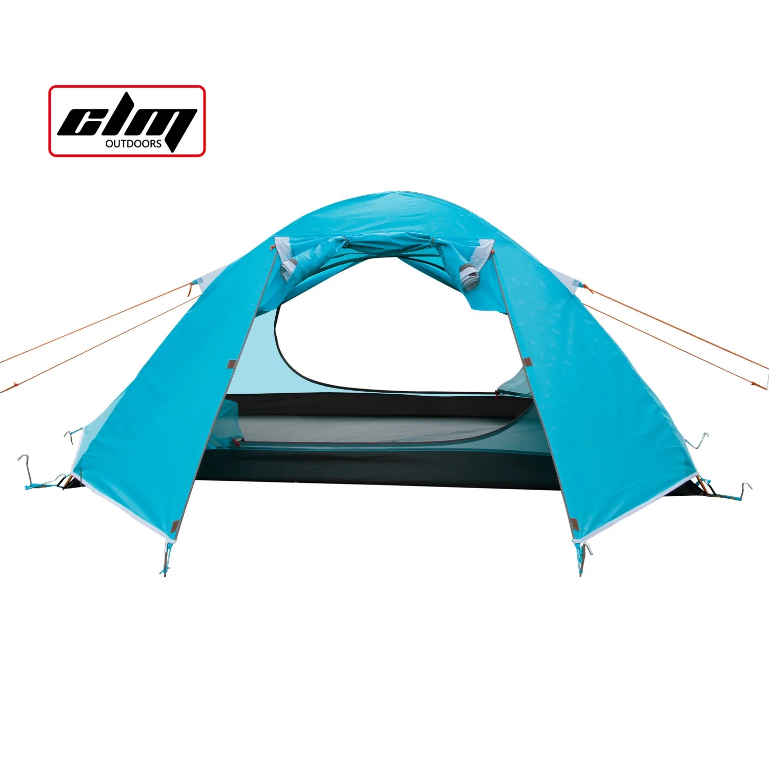 CLM Outdoor New Design Aluminum Pole Folding Ultralight Hiking 2 person Camping Outdoor Tent