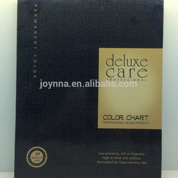 OEM 3 Folds any art work printing hair color swatch book