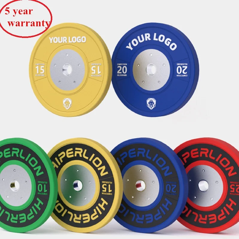 Бесплатный тренинг вес резины Цвет диски для штанги соревнований по кросс-фитнесу