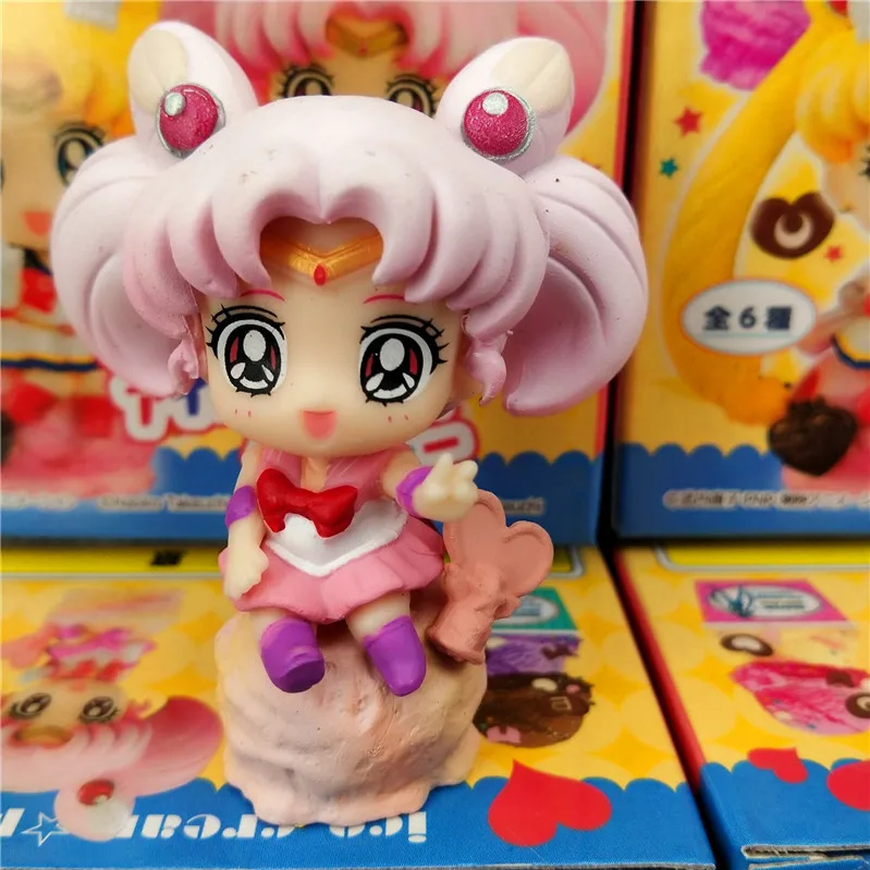 High Quality Commemorative Anime 6pcs/set SAILOR MOON Figures Blind Box Toy For Kids