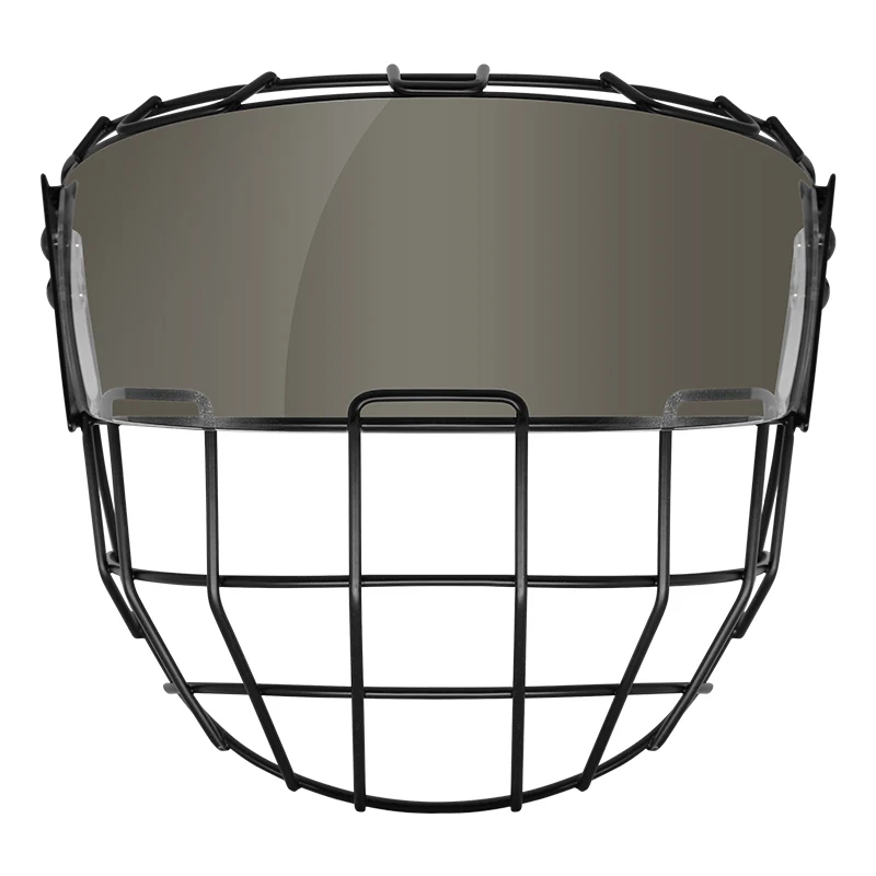 Поставщик хоккейного оборудования предлагает хоккейную клетку с козырьком для хоккеистов на льду и траве