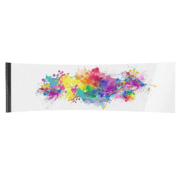 windows glass indoor flexible soft transparent panels led film display screen