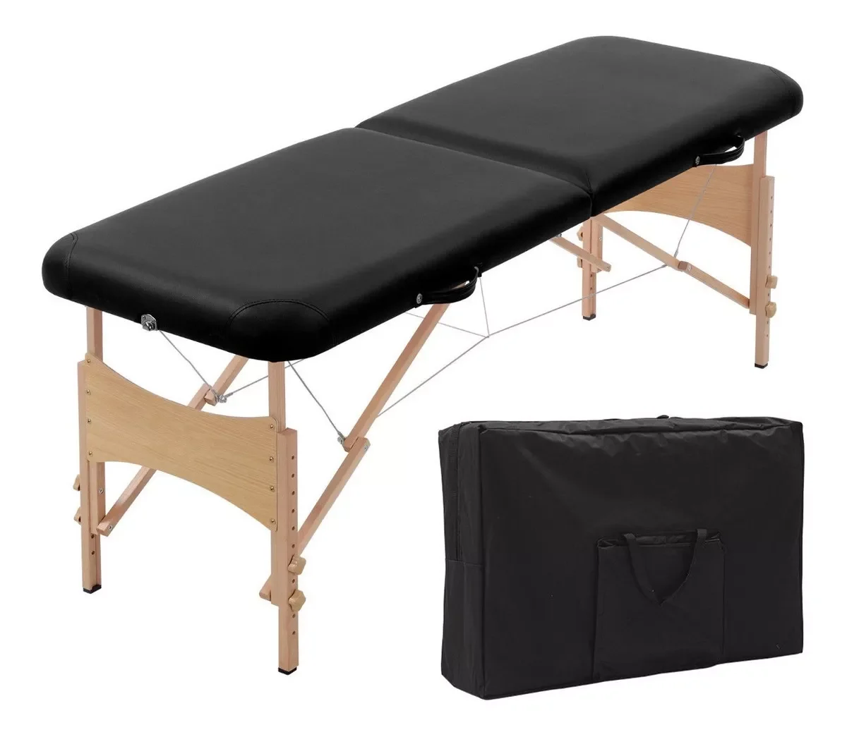Beauty Salon SPA Portable Wooden Folding Massage Table Tattoo bed Facial bed  Factory Direct Sales Commercial Furniture
