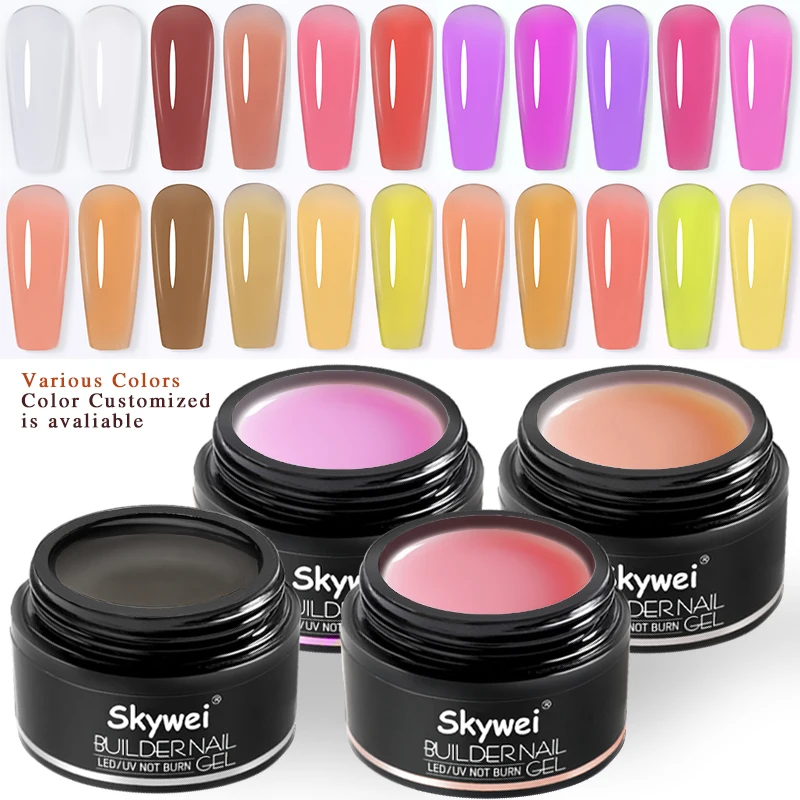 New Arrival Nail Supplies Custom Logo Gel Polish Manufacturer Painless Extension Building Gel