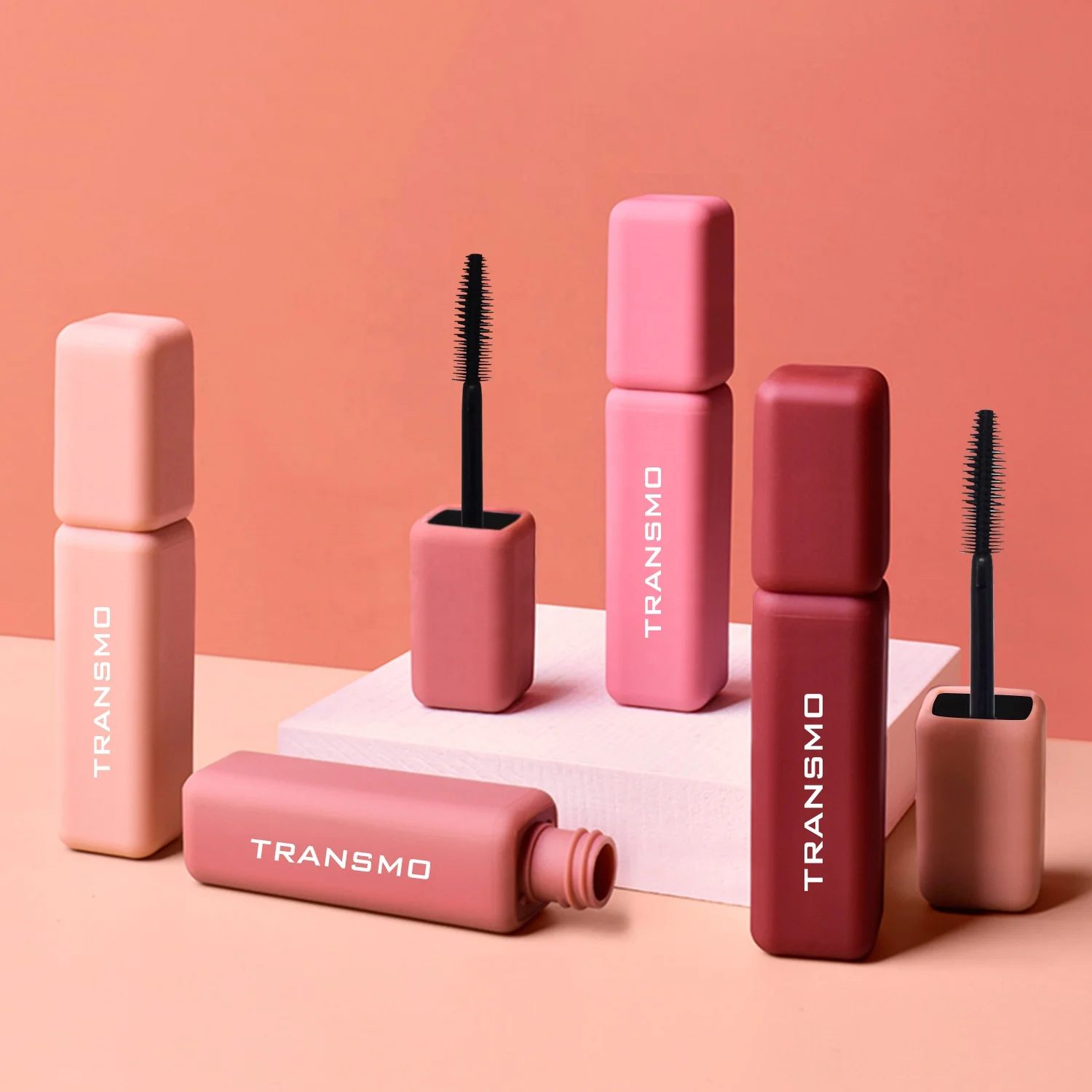 Rubber paint 10ml mascara tube custom made mascara tube packaging 12ml square mascara bottle luxury