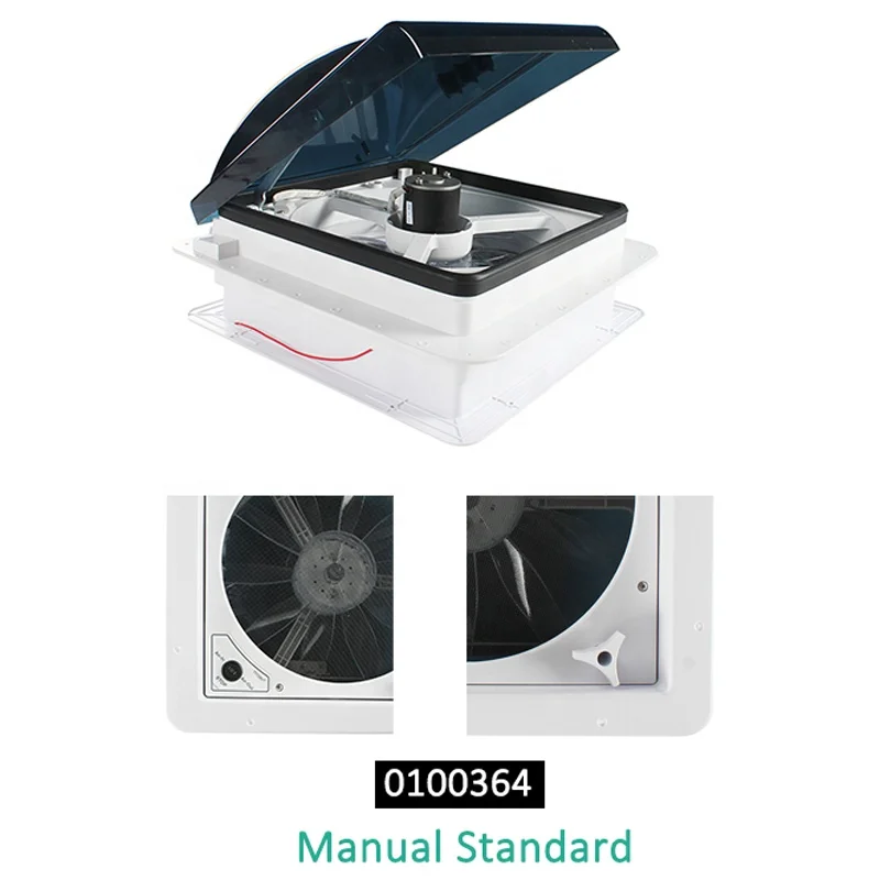 Вентилятор на крышу TYTXRV, 14 дюймов, 12 В, 340 мм, с ручным управлением