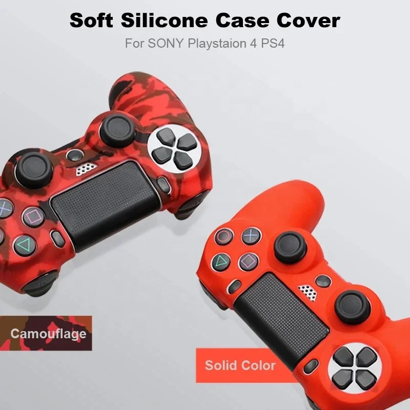 Мягкий силиконовый гелевый резиновый чехол для контроллера SONY Playstation 4 PS4 защитный