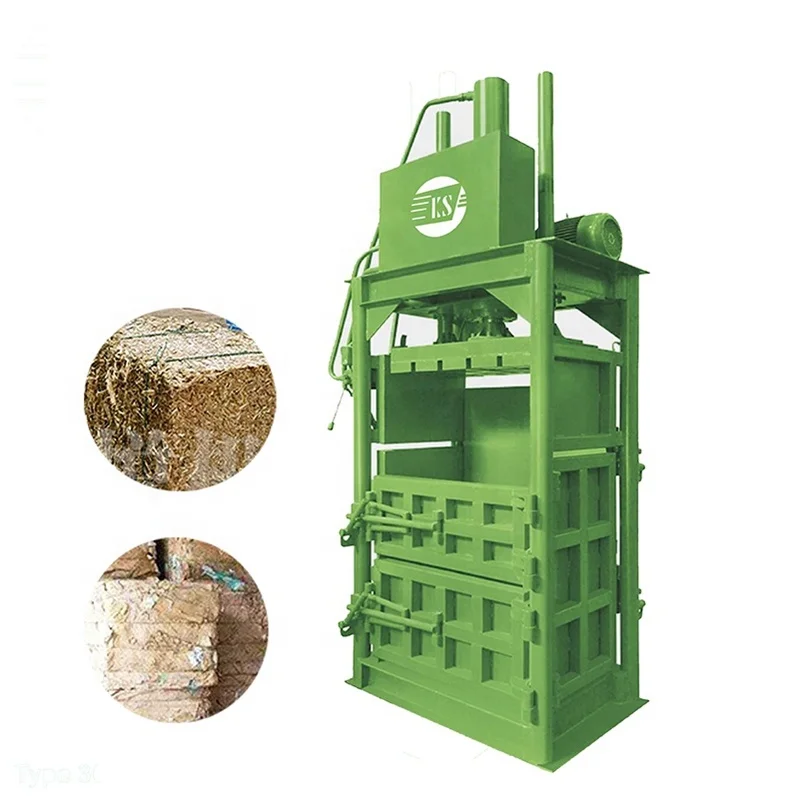 YJ-30 Cardboard Corrugated Board Used Cartons Hydraulic Baler Press Machineryplastic wastes baler