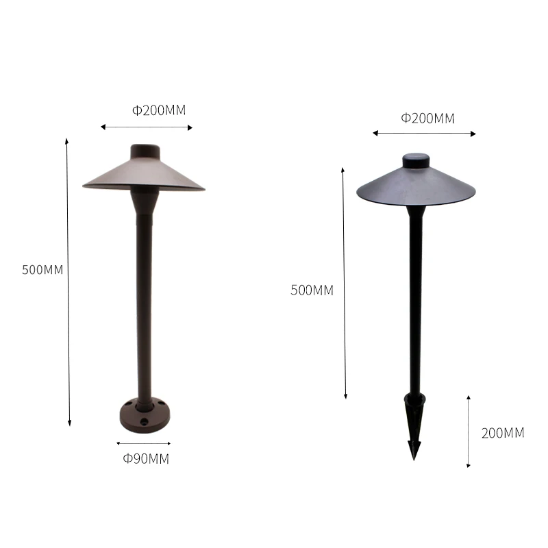 
Hot sale high quality 7W 12v 24v AC85-265v IP65 rating lawn landscape tree garden light outdoor led spike light 