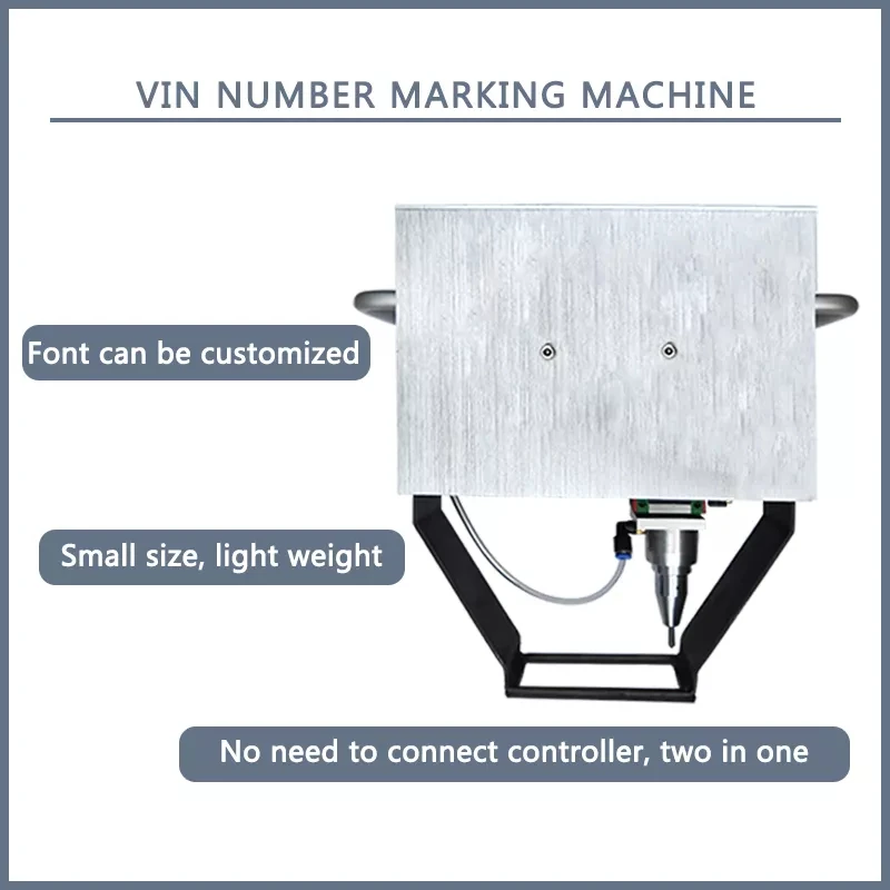 ZIXU Small Size High Light 8kg Hot Sale Car Vin Portable Marking Machine CNC Vin Marking Machine For Chassis