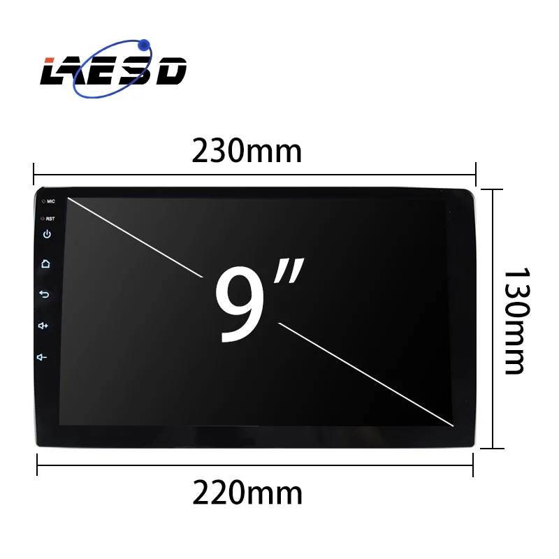 Новое поступление приборной панели 9 дюймов 2din carplay fm автомобильное