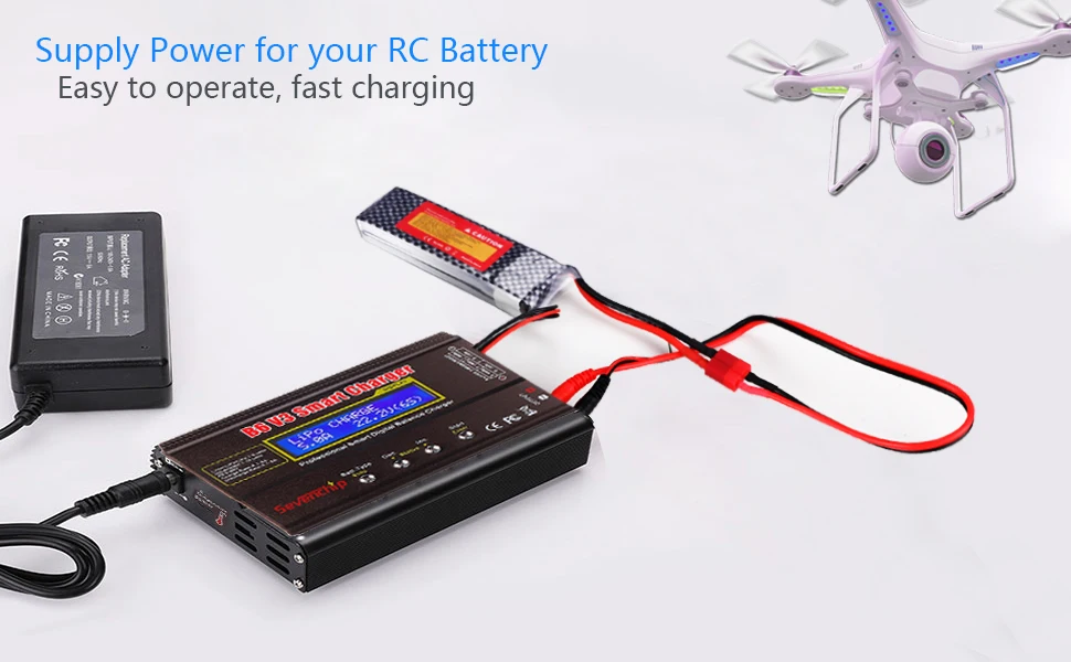 iMAX B6 V3 80W 6A Battery Charger LiHv Lipo NiMh Li-ion Ni-Cd Digital RC Lipro Balance Discharger 15V